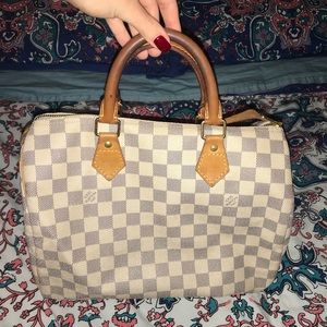 Authentic Louis Vuitton Leather Tote
